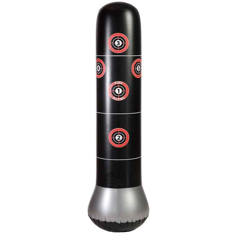 Adult-And-Children-Fitness-Vertical-Inflatable-Tumbler-Boxing-Column-Thickened-Boxing-Punching-Bag,-Height:-1.6m