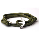 Alloy-Anchor-Charm-Multilayer-Leather-Friendship-Bracelets-(Army-Green)