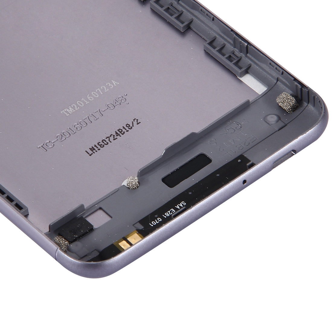 Aluminium-Alloy-Back-Battery-Cover-for-ASUS-ZenFone-3-Max-/-ZC520TL(Black)