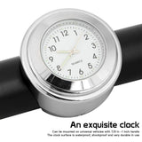 Aluminum-Alloy-Plating-Motorcycle-Handlebar-Clock(Silver-Shell-Black-Background)