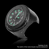 Aluminum-Alloy-Plating-Motorcycle-Handlebar-Clock(Silver-Shell-Black-Background)