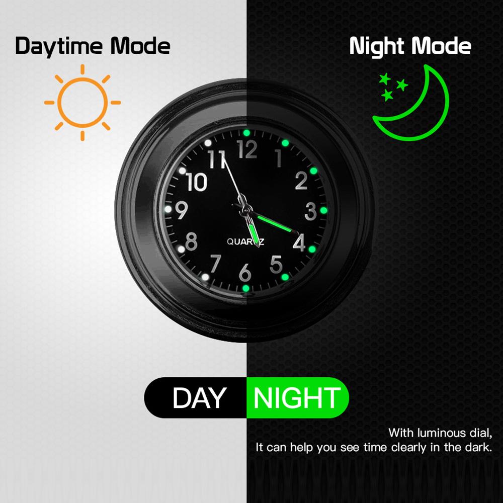 Aluminum-Alloy-Plating-Motorcycle-Handlebar-Clock(Silver-Shell-White-Background)