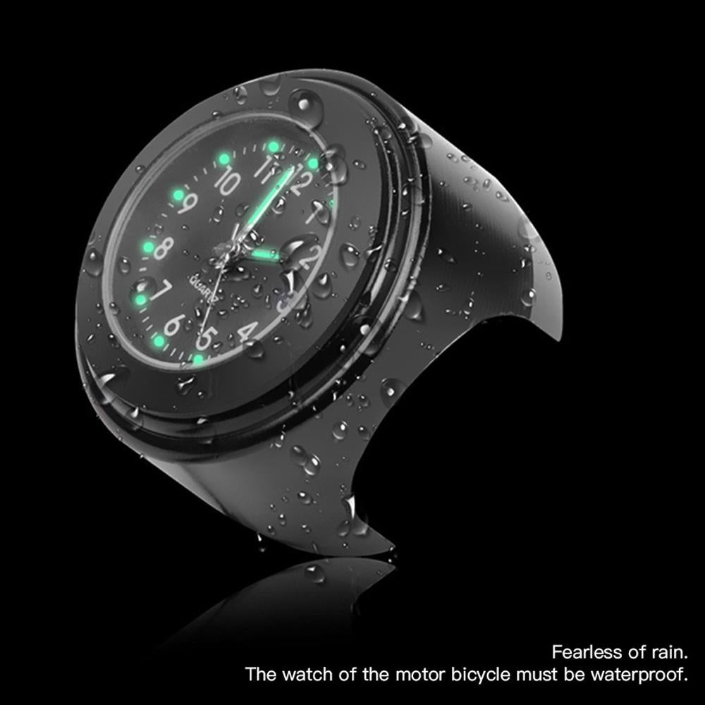 Aluminum-Alloy-Plating-Motorcycle-Handlebar-Clock(Silver-Shell-White-Background)
