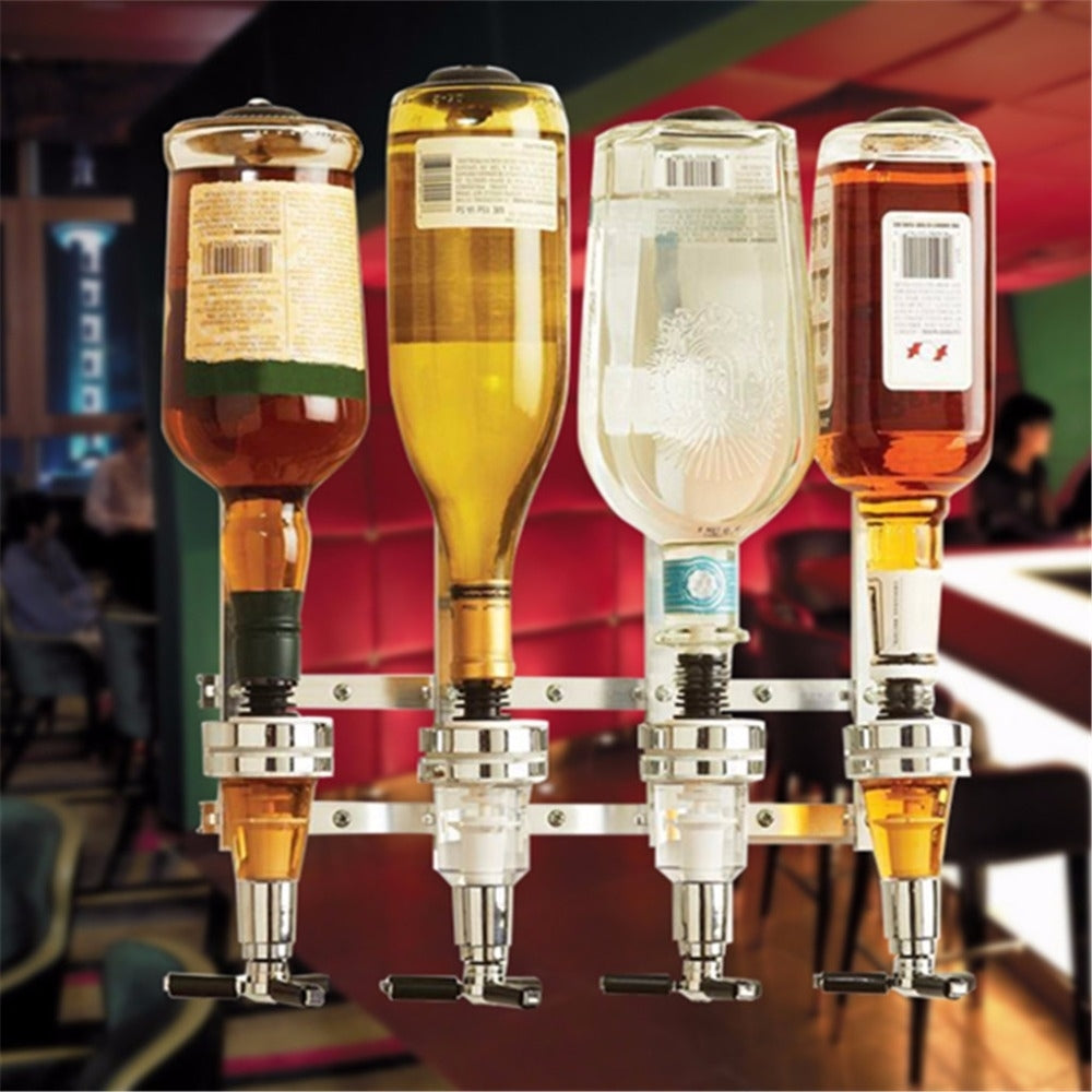 Aluminum-Alloy-Wall-mounted-Dosing-Dispenser-Cocktail-Bartender-Wine-Head,-Specification:Quantitative-30-ml