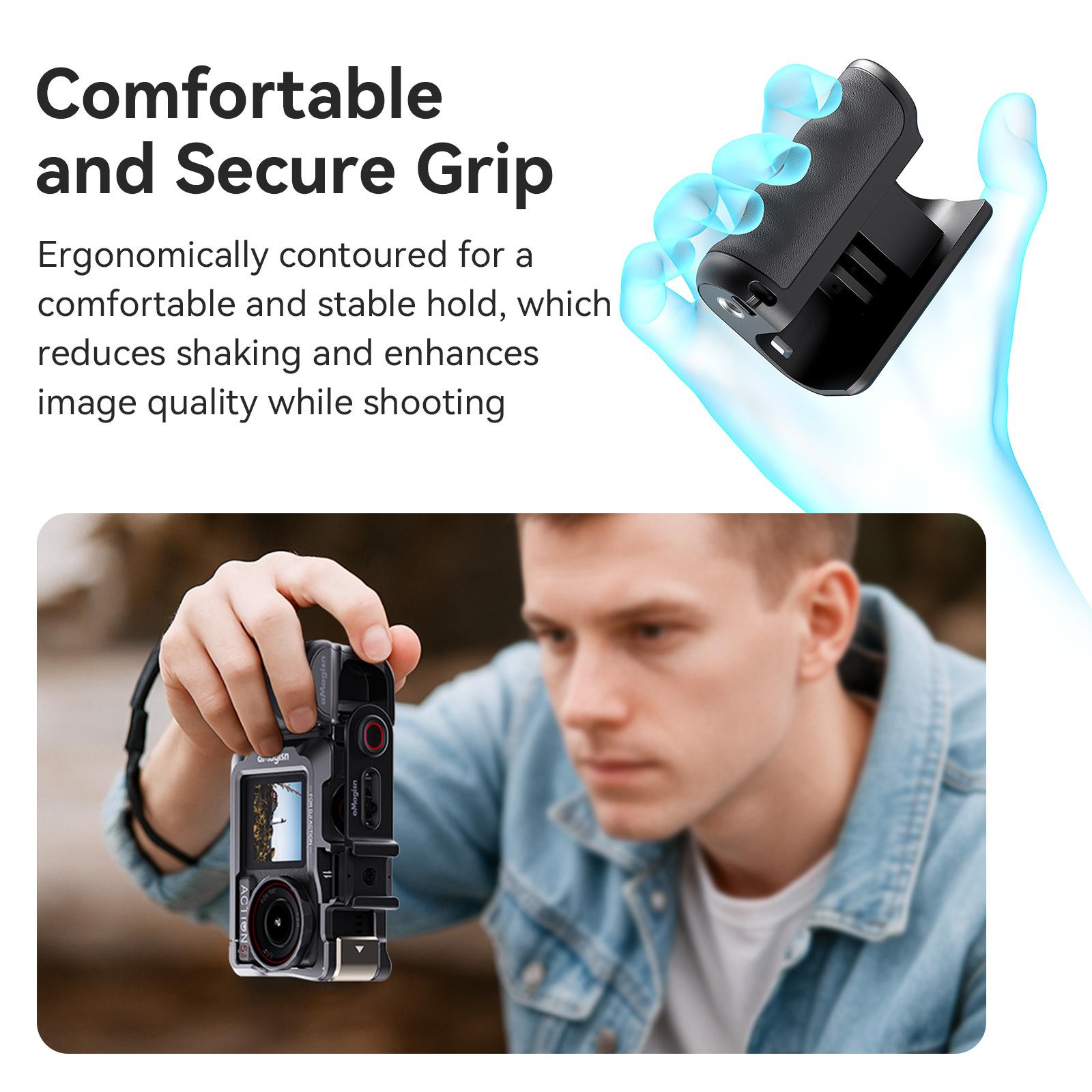 aMagisn-Xplorer-Grip-Kit-Street-Vlogging-Handle-For-Insta360,-DJI-Action,-and-GoPro-Hero-Series-Action-Cameras