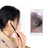 AN101-5.5mm-Home-Otoscope-Three-in-One-Ear-Endoscope-30W-HD-Otoscope-Visual-Ear-Picking-Otoscope(Black)