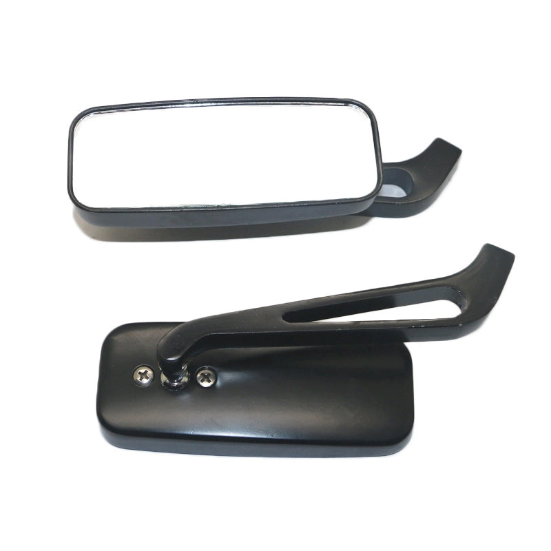 Anti-glare-Square-Aluminum-Motorcycle-Modified-Rearview-Mirror,-White-Mirror