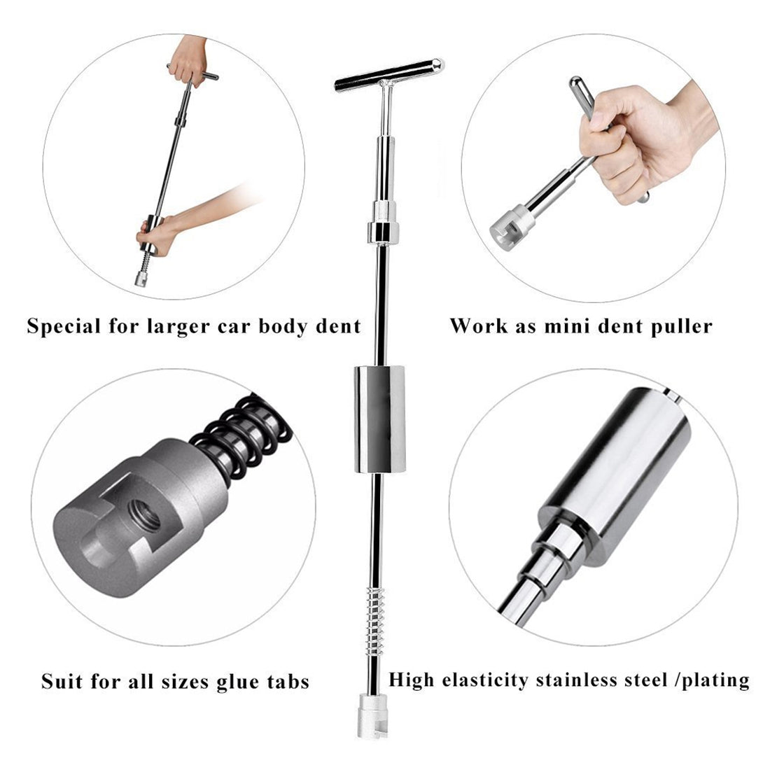 Auto-Repair-Body-Tool-Kit-PDR-Dent-Paintless-Repair-Tools-Dent-Puller-Slide-Hammer-Reverse-Hammer-Aluminum-Suction-Cups-for-Dent