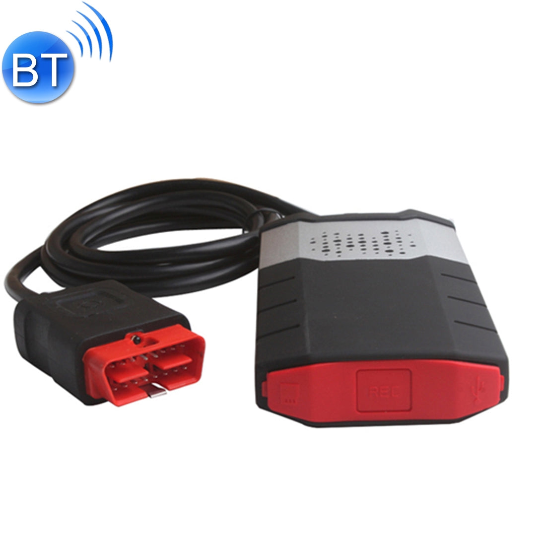 Autocom-CDP-Professional-Auto-CDP-for-Autocom-Diagnostic-Car-Cables-OBD2-Diagnostic-Tool-Delphi-DS150E-with-BT(Black-Red)