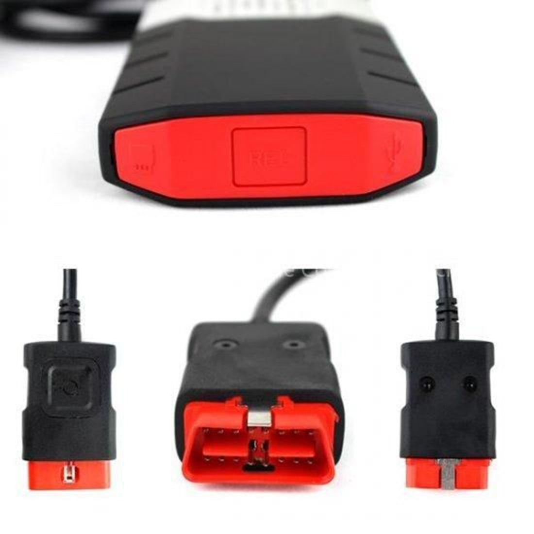 Autocom-CDP-Professional-Auto-CDP-for-Autocom-Diagnostic-Car-Cables-OBD2-Diagnostic-Tool-Delphi-DS150E-with-BT(Black-Red)