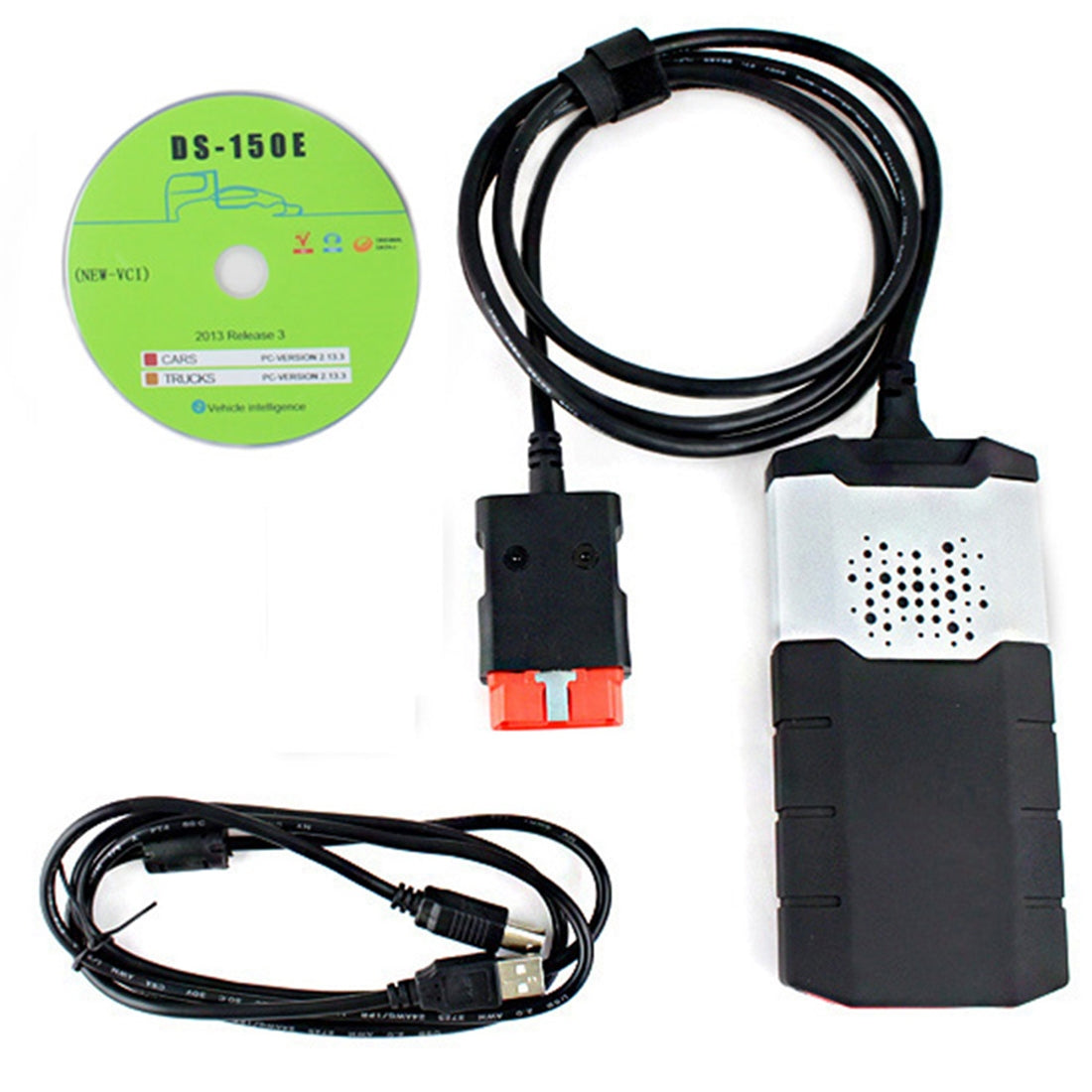Autocom-CDP-Professional-Auto-CDP-for-Autocom-Diagnostic-Car-Cables-OBD2-Diagnostic-Tool-Delphi-DS150E-with-BT(Black-Red)