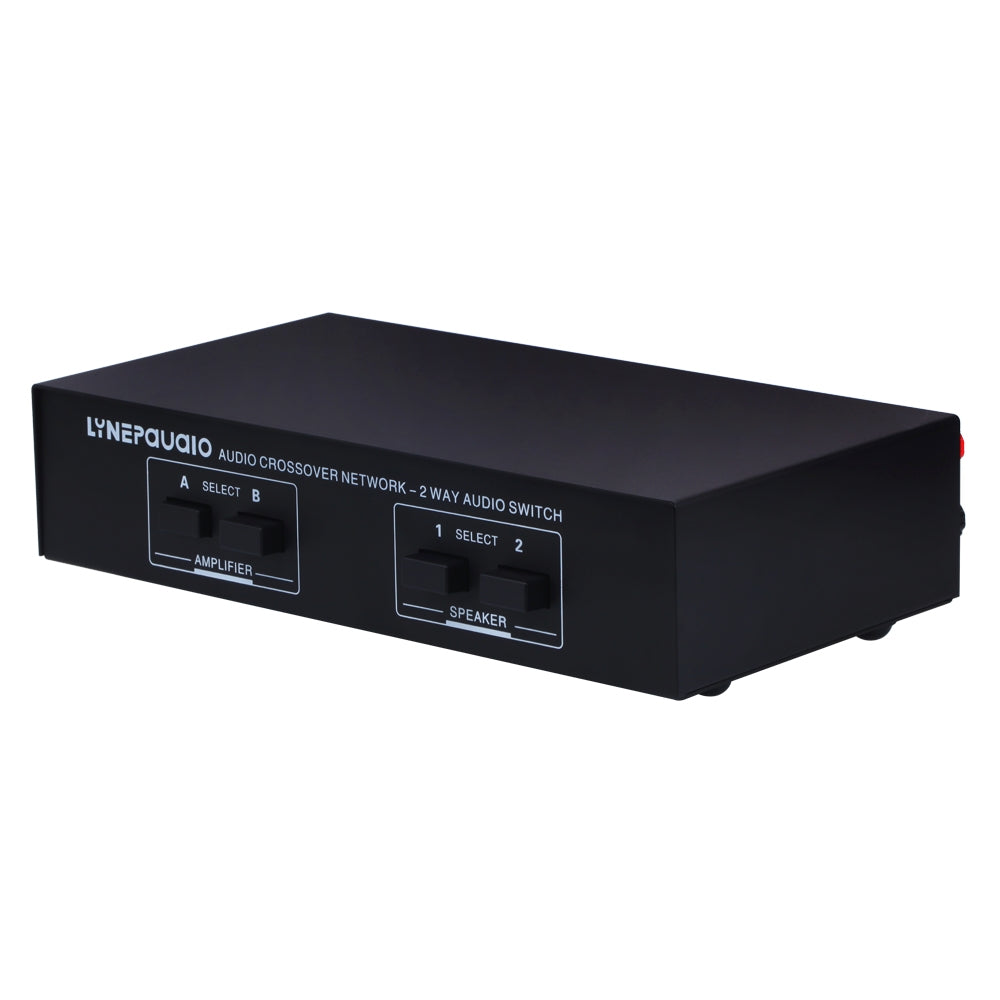 B822-Passive-Speaker-Switch-2-Channel-Power-Amplifier-Audio-Switch-Loudspeaker,-2-Input-and-2-Output(Black)