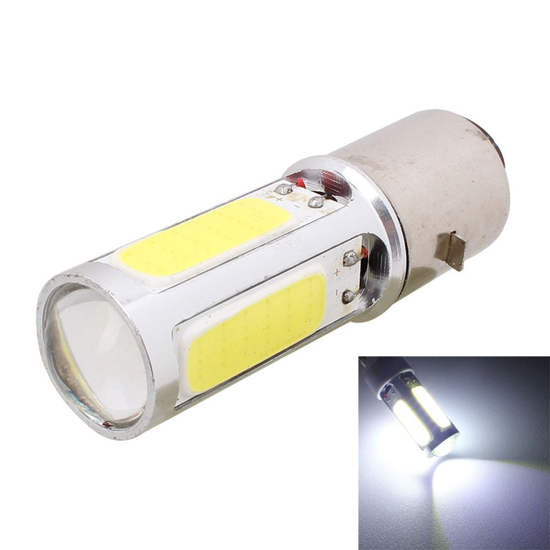 BA20D-1250LM-20W-+-5W-5-x-COB-LED-White-Light-Motorcycle-Brake-Light-Lamp-Bulb,-DC-12V