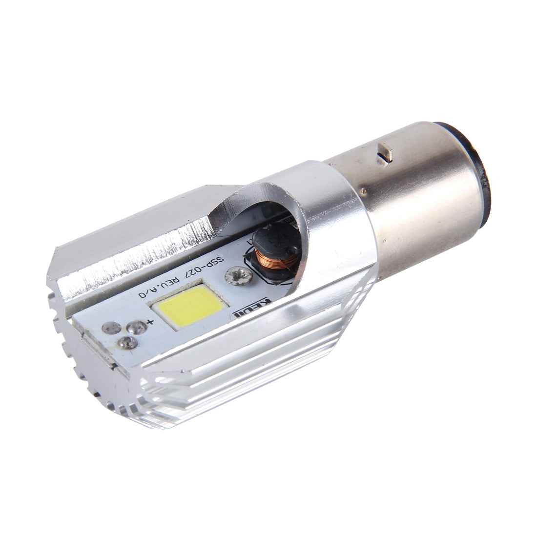 BA20D-5W-400lm-6000K-COB-LEDs-Motorcycle-Headlight-Lamp,-DC-9-80V(White-Light)