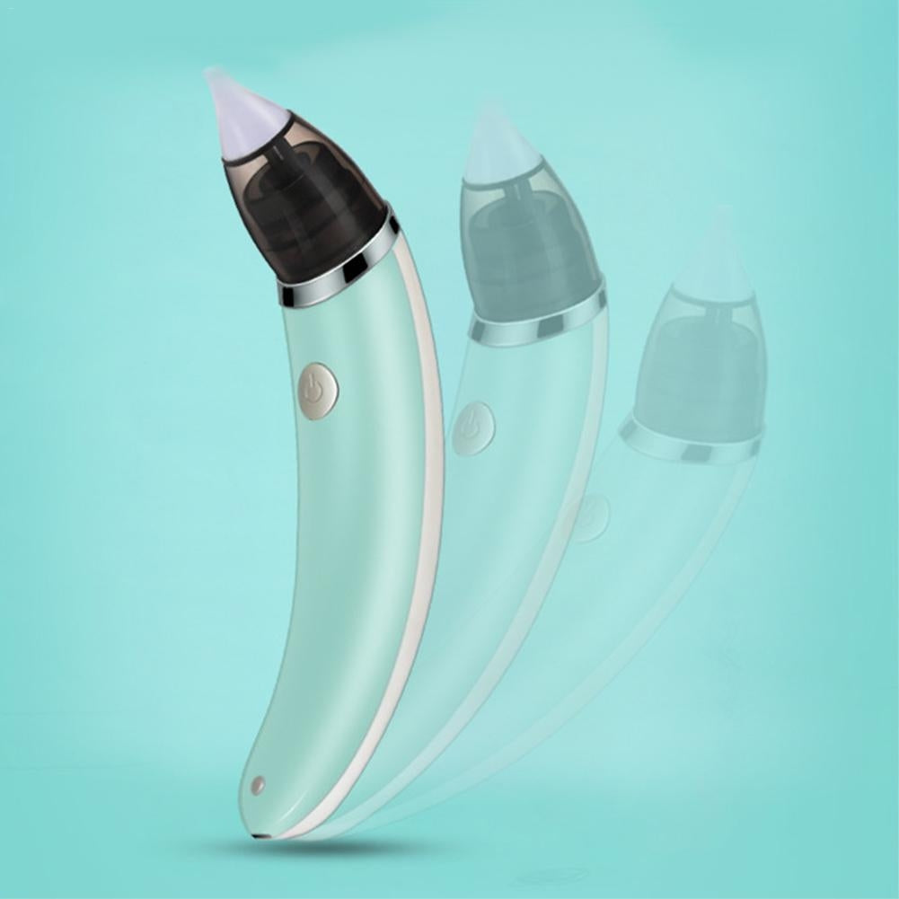 Baby-Nasal-Aspirator-Electric-Safe-Hygienic-Nose-Cleaner-With-2-Sizes-Of-Nose-Tips-And-Oral-Snot-Sucker-for-Newborns-Boy-Girls(Green)