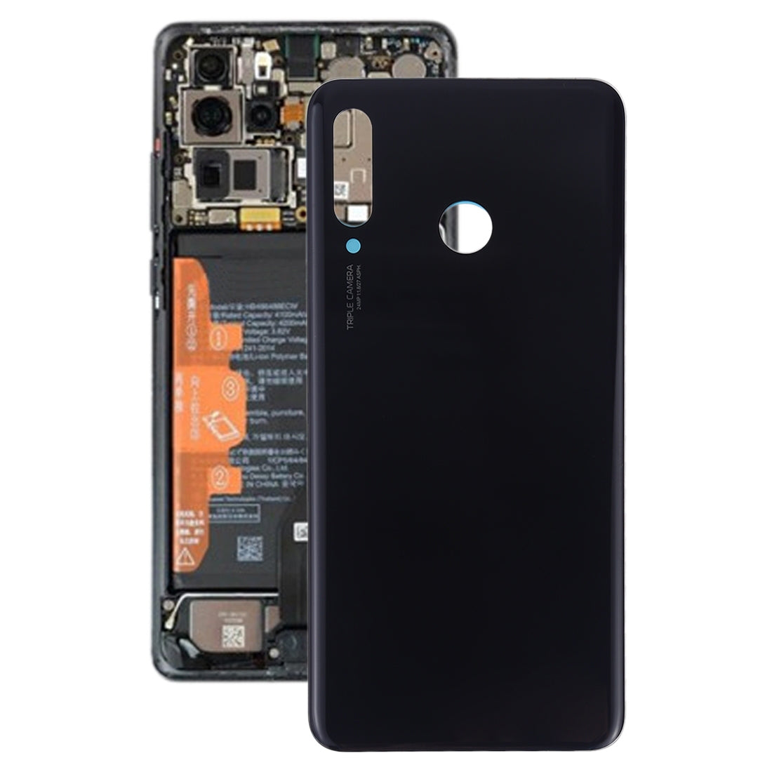 Battery-Back-Cover-for-Huawei-P30-Lite-(24MP)(Black)