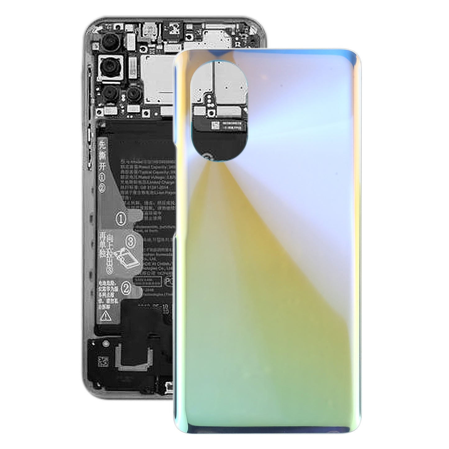 Battery-Back-Cover-for-Huawei-Nova-8(Silver)