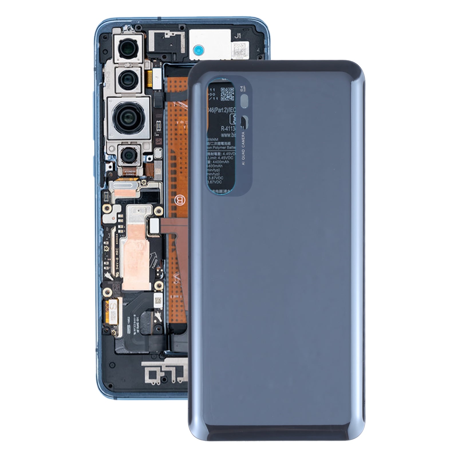 Battery-Back-Cover-for-Xiaomi-Mi-Note-10-Lite(Black)