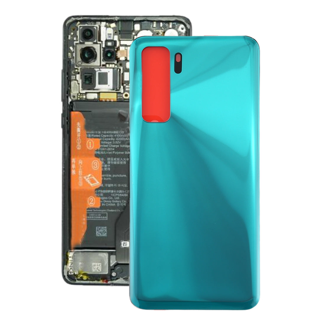 Battery-Back-Cover-for-Huawei-P40-Lite-5G-/-Nova-7-SE(Green)
