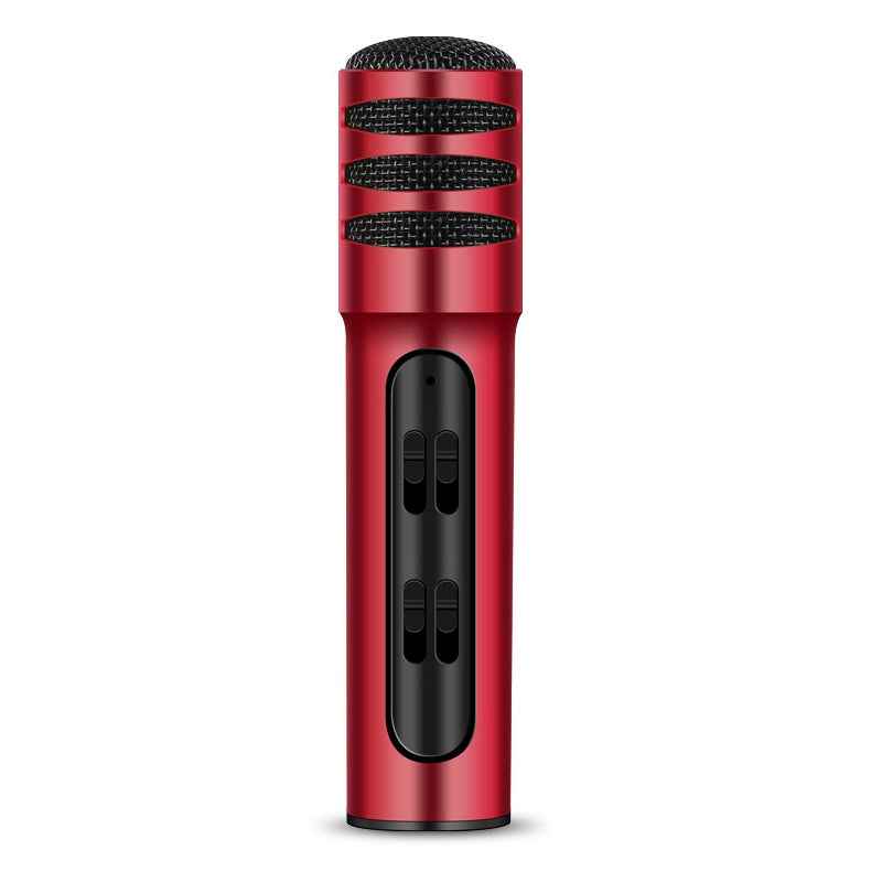 BGN-C7-Condenser-Microphone-Dual-Mobile-Phone-Karaoke-Live-Singing-Microphone-Built-in-Sound-Card(Red)