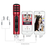 BGN-C7-Condenser-Microphone-Dual-Mobile-Phone-Karaoke-Live-Singing-Microphone-Built-in-Sound-Card(Red)
