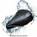 Bicycle-Saddle-Waterproof-Cover-Bicycle-Seat-PVC-Waterproof-Seat-Cover-Hot-Pressed-Rain-Cover,-Size:-Small(Black)