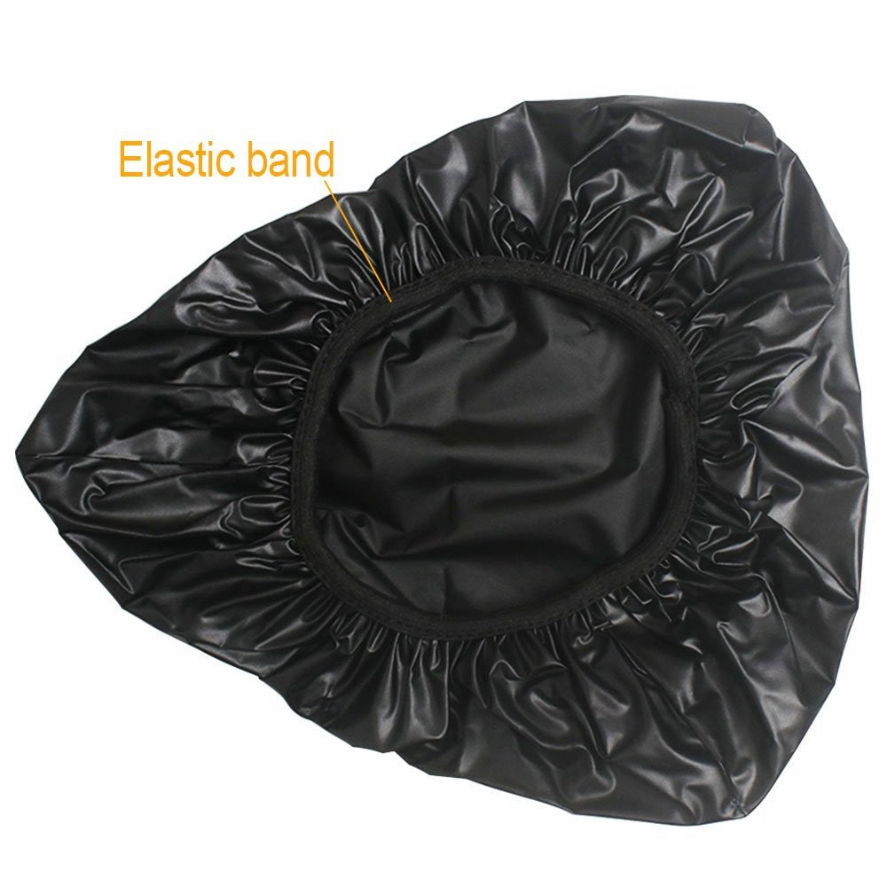 Bicycle-Saddle-Waterproof-Cover-Bicycle-Seat-PVC-Waterproof-Seat-Cover-Hot-Pressed-Rain-Cover,-Size:-Small(Black)