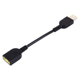 Big-Square-Female-to-Big-Square-USB-(First-Generation)-Male-Interfaces-Power-Adapter-Cable-for-Lenovo-Thinkpad/ThinkBook/Xiaoxin,-Length:-10cm