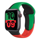 Black-Unity-Silicone-Sports-Watch-Band-For-Apple-Watch-Ultra-49mm&Watch-Ultra-2-49mm-/-Series-9&8&7-45mm-/-SE-3&SE-2&6&SE&5&4-44mm-/-3&2&1-42mm