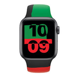 Black-Unity-Silicone-Sports-Watch-Band-For-Apple-Watch-Ultra-49mm&Watch-Ultra-2-49mm-/-Series-9&8&7-45mm-/-SE-3&SE-2&6&SE&5&4-44mm-/-3&2&1-42mm