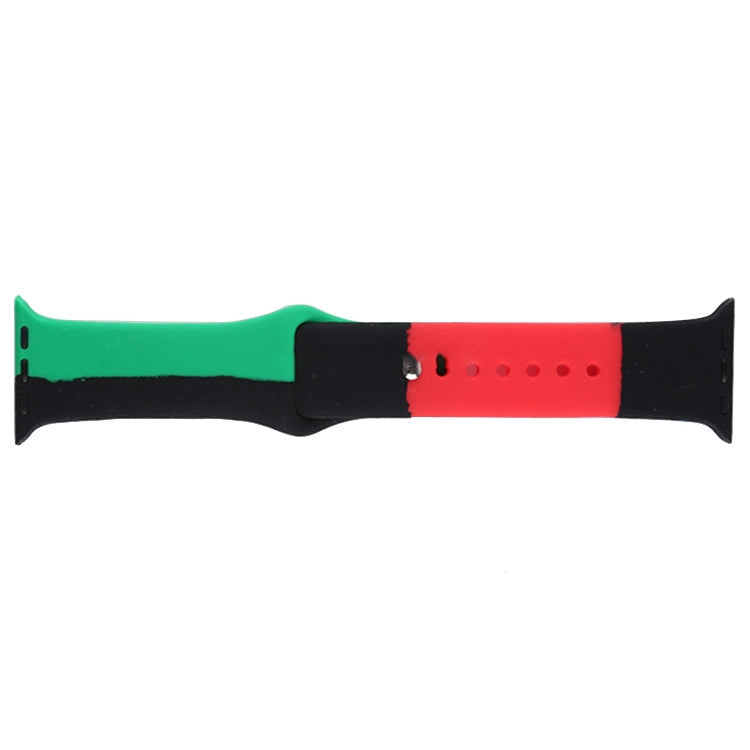 Black-Unity-Silicone-Sports-Watch-Band-For-Apple-Watch-Ultra-49mm&Watch-Ultra-2-49mm-/-Series-9&8&7-45mm-/-SE-3&SE-2&6&SE&5&4-44mm-/-3&2&1-42mm