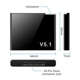 Bluetooth-5.1-30Pin-Audio-Receiver-I-WAVE-Adapter