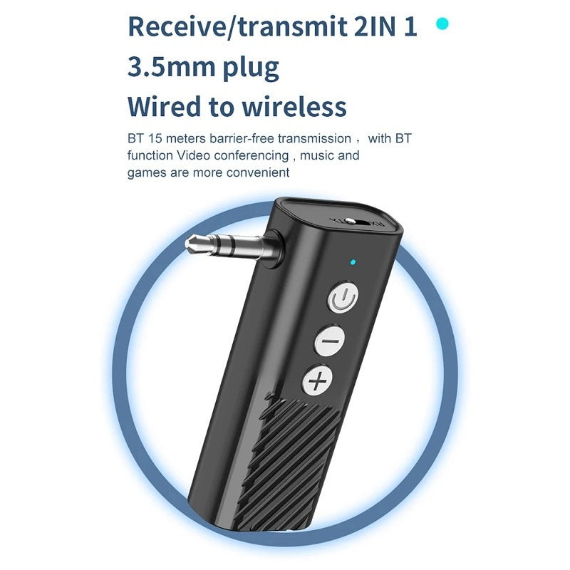 Bluetooth-5.3-Car-TF-Playback-AUX-Receiver-Transmitter