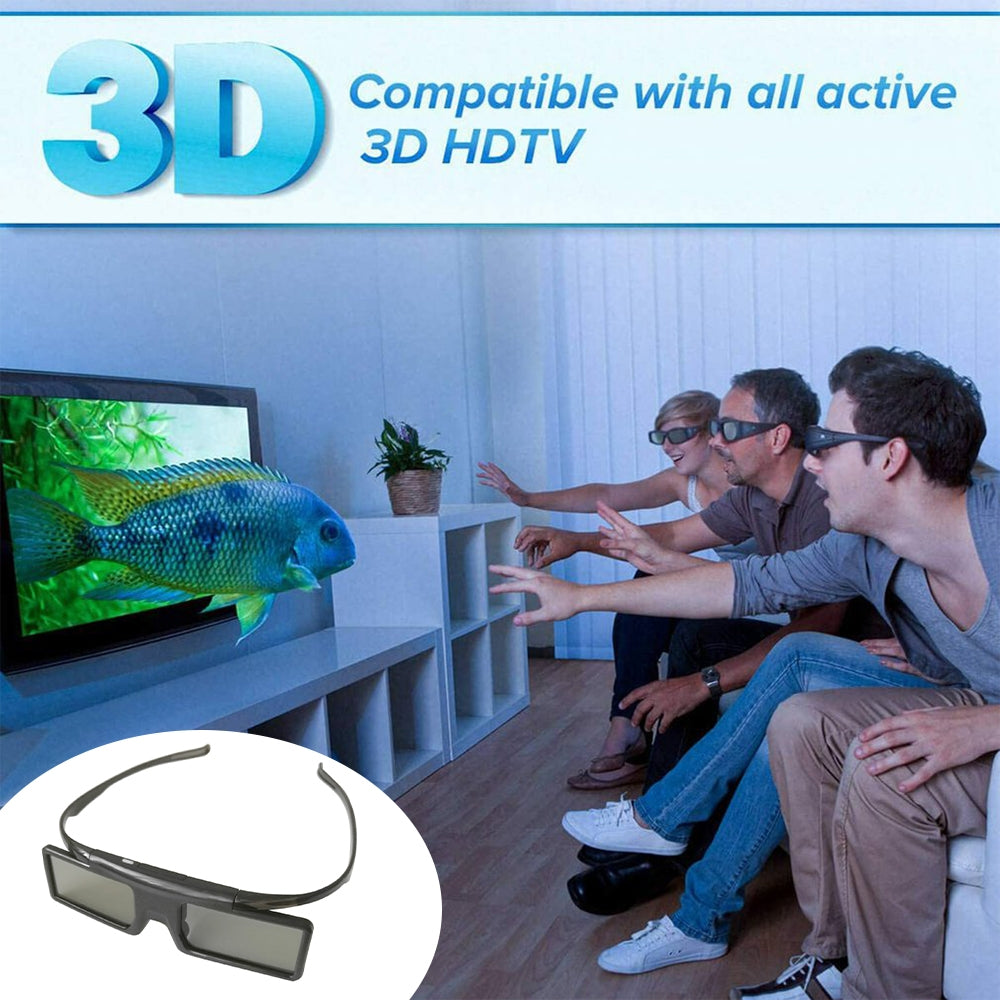 Bluetooth-Active-Shutter-3D-Glasses-Universal-for-Samsung-Sony-and-Epson-5200-Projector