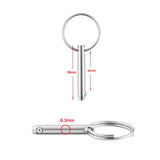 Boat-Accessories-316-Stainless-Steel-Ball-Pin-Quick-Release-And-Quick-Release-Safety-Pin-Spring-Steel-Ball-Pin,-Size:-6.3x38mm