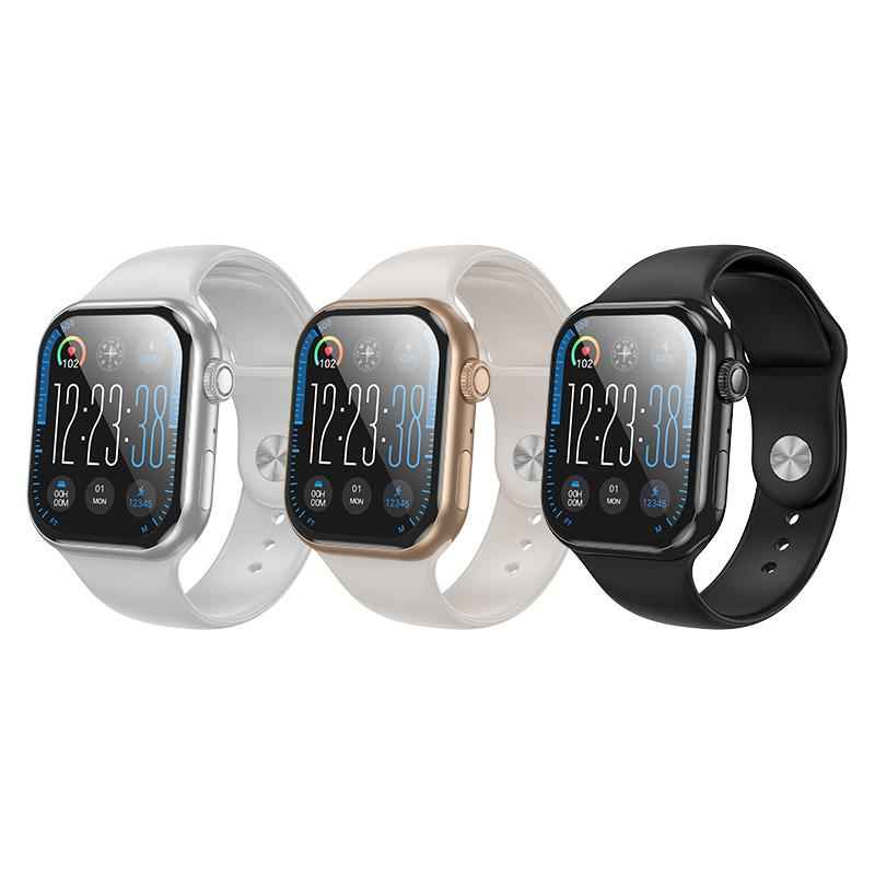 BOROFONE-BD12-Smart-Sports-Watch,-2.01-inch-Screen,-Support-BT-Call(Silver)