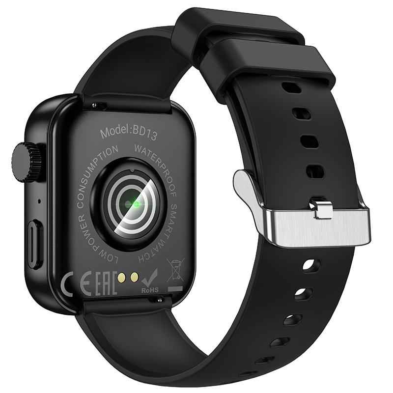 BOROFONE-BD13-Smart-Sports-Watch,-1.83-inch-Screen,-Support-BT-Call(Silver)