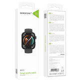 BOROFONE-BD13-Smart-Sports-Watch,-1.83-inch-Screen,-Support-BT-Call(Black)