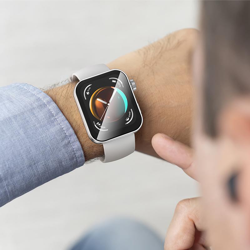 BOROFONE-BD13-Smart-Sports-Watch,-1.83-inch-Screen,-Support-BT-Call(Black)