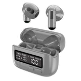 BPG-Portable-Wireless-Bluetooth-Earphones-Unique-Retro-Trendy-Digital-Display-Clock-Noise-Canceling-Earphones(Gray)