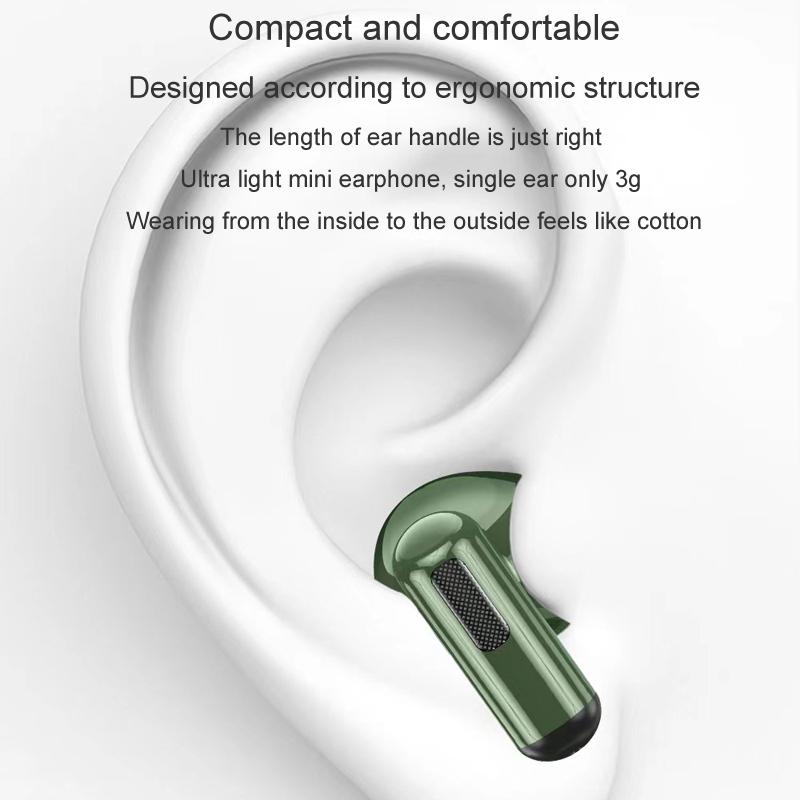 BPG-Portable-Wireless-Bluetooth-Earphones-Unique-Retro-Trendy-Digital-Display-Clock-Noise-Canceling-Earphones(Gray)