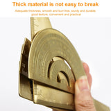 Brass-Retro-Drawing-Ruler-Measuring-Tools,-Model:-0-10cm-Right-Angle-Triangle-Ruler