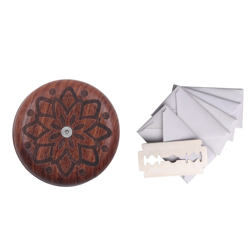 Bread-Baguette-Round-Knife-Wooden-Double-Sided-Bread-Trimming-Knife-With-5-Blades,-Specification:-Pattern-7