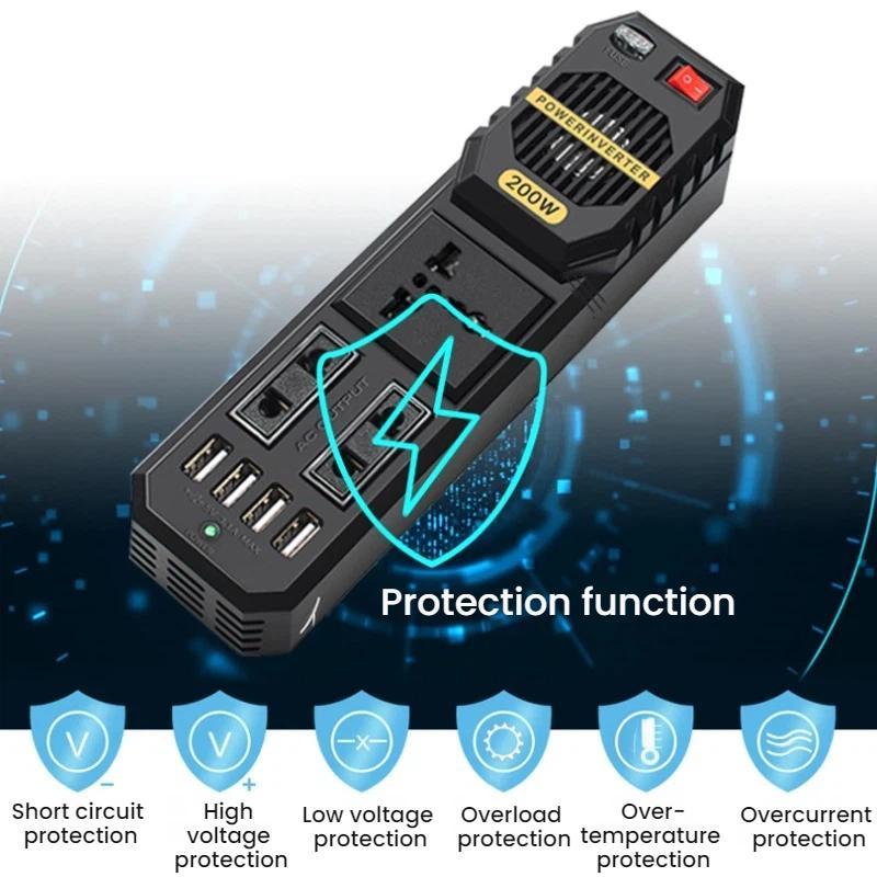 BYGD-200W-12V-To-220V-Mini-Car-Power-Inverter(E8981)