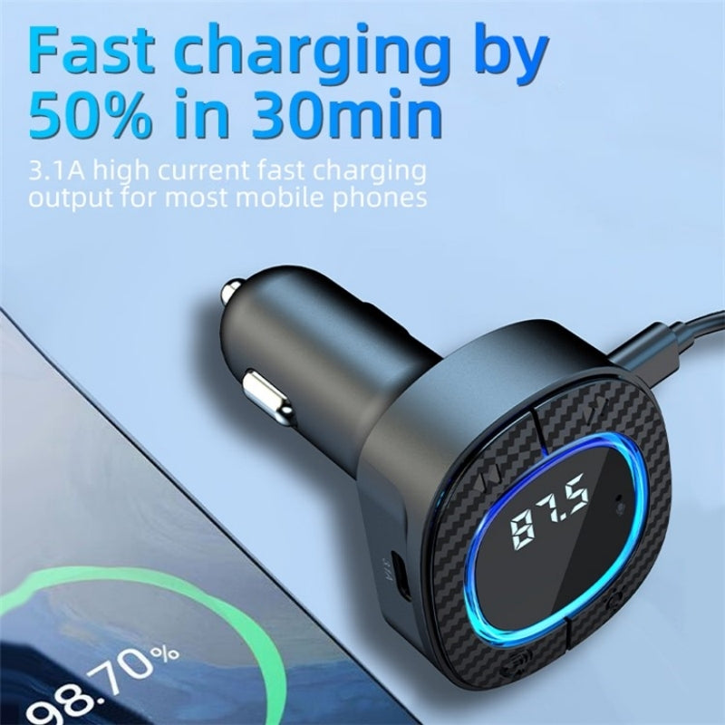 USB-C-and-USB-Car-Charger-Adapter-with-Bluetooth-FM-Transmitter