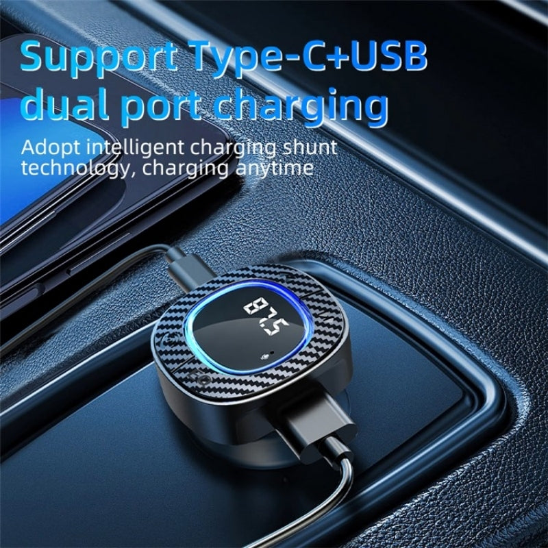 USB-C-and-USB-Car-Charger-Adapter-with-Bluetooth-FM-Transmitter