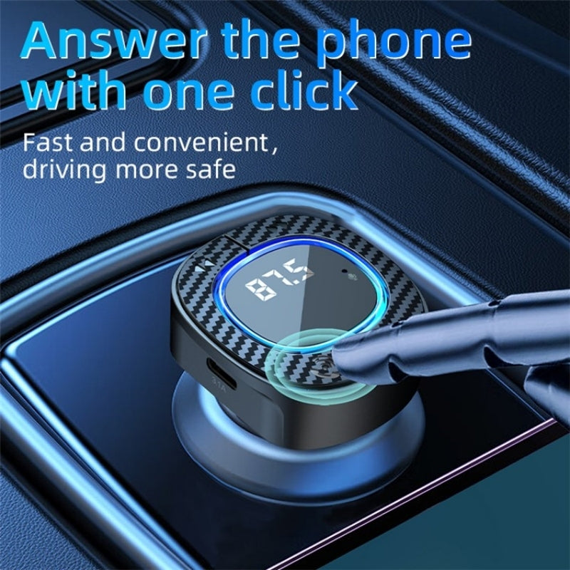 USB-C-and-USB-Car-Charger-Adapter-with-Bluetooth-FM-Transmitter