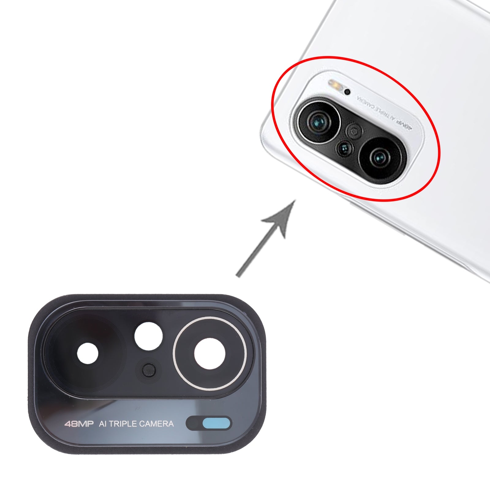 Camera-Lens-Cover-for-Xiaomi-Mi-11X-M2012K11AI-(Black)