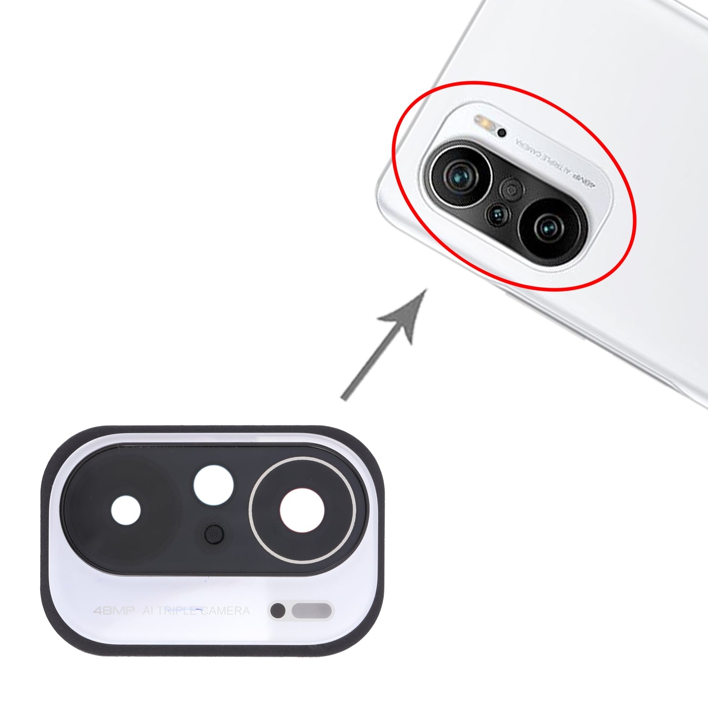 Camera-Lens-Cover-for-Xiaomi-Mi-11X-M2012K11AI-(White)