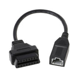 Car-3-Pin-to-16-Pin-OBD-Cable-for-Honda,-Cable-Length:-40cm